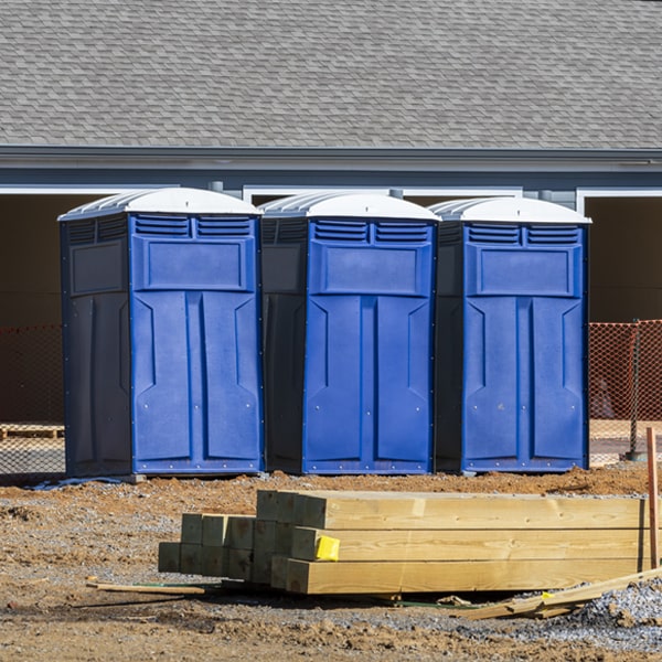 are there any restrictions on where i can place the porta potties during my rental period in Bimble